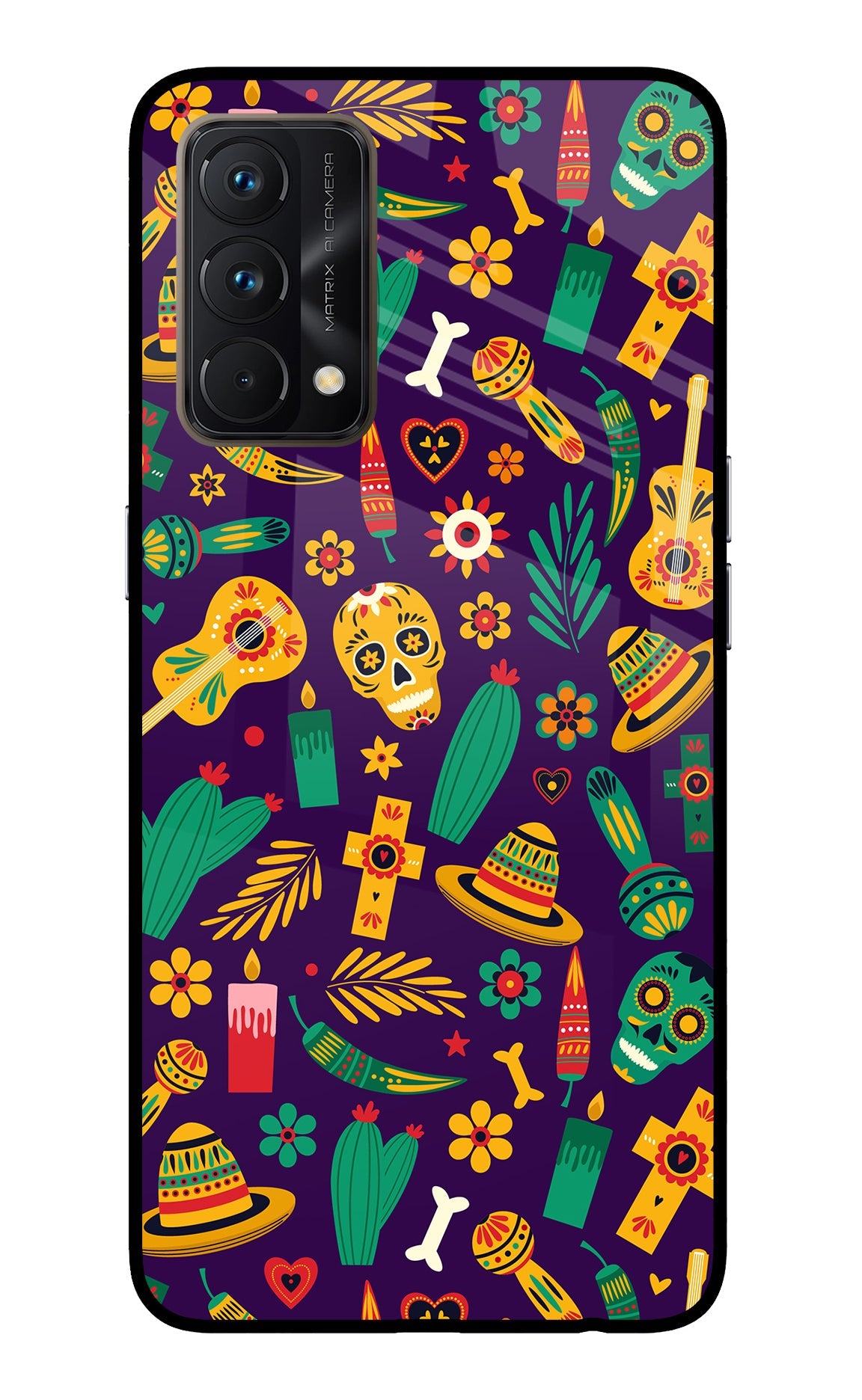 Mexican Artwork Realme GT Master Edition Glass Case