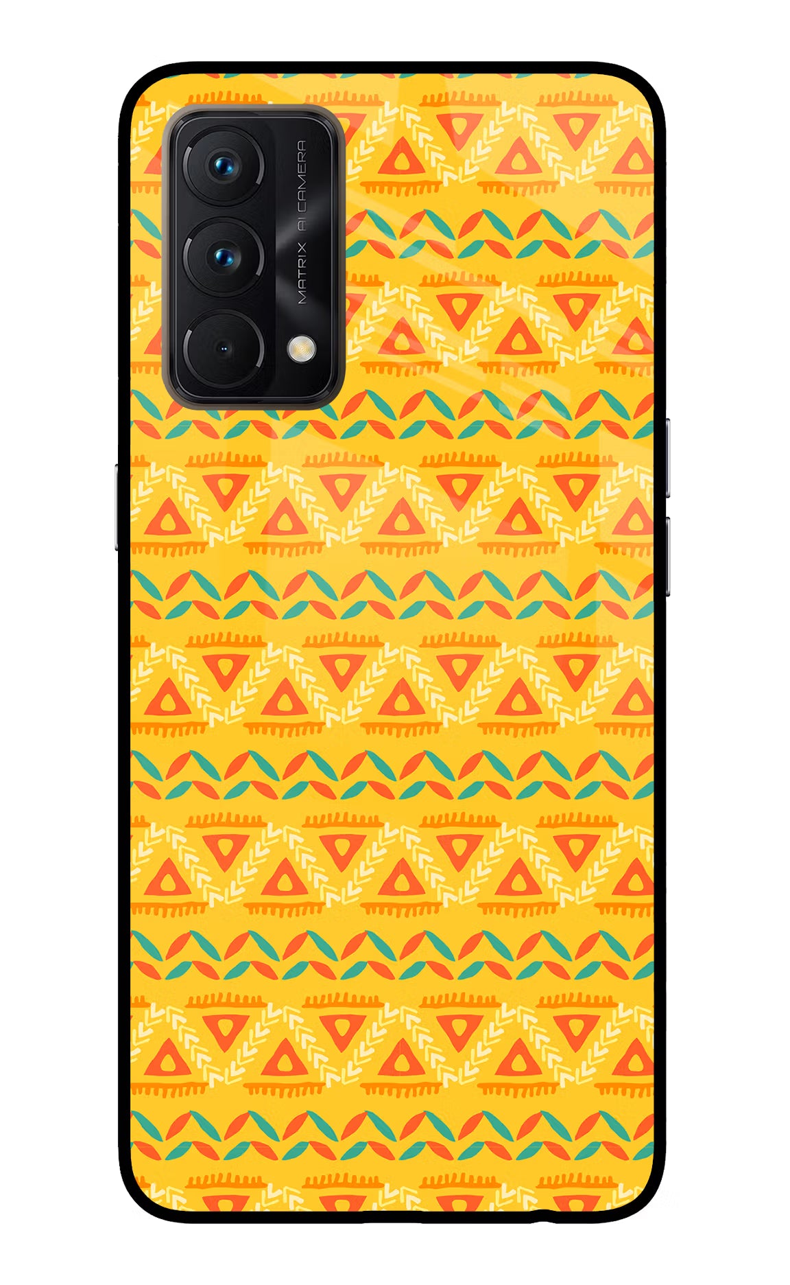 Tribal Pattern Realme GT Master Edition Glass Case Back Cover by Casekaro