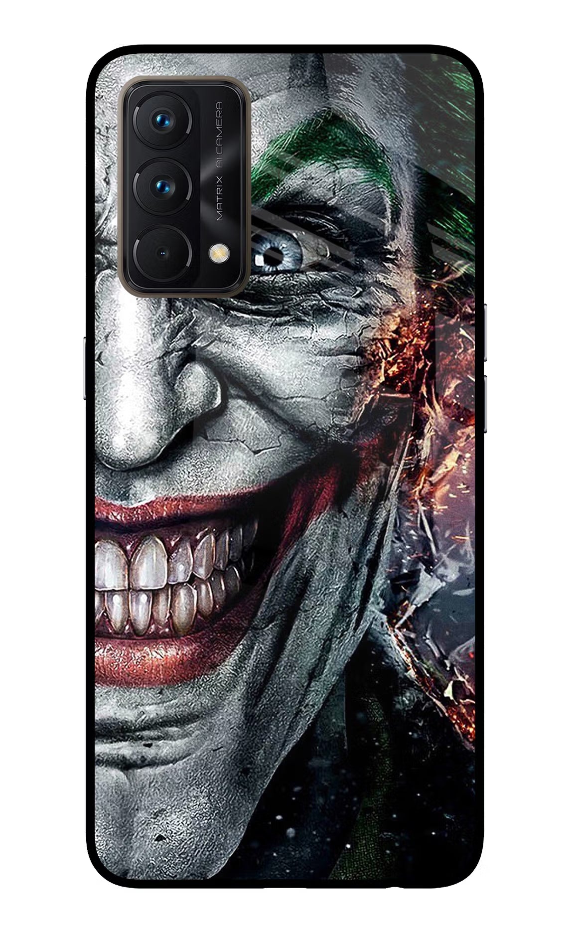 Joker Cam Realme GT Master Edition Glass Case Back Cover by Casekaro