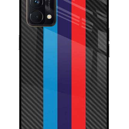 BMW Stripes Pattern Realme GT Master Edition Glass Case