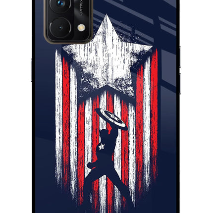 Captain America Marvel Art Realme GT Master Edition Glass Case