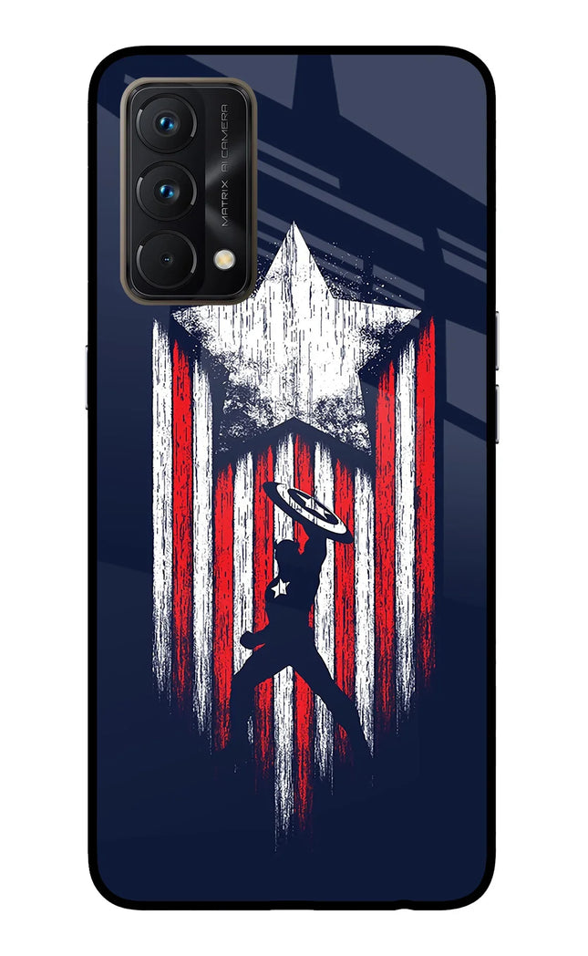 Captain America Marvel Art Realme GT Master Edition Glass Case