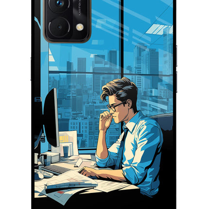 Focused Hustler (AI Generated) Realme GT Master Edition Glass Case