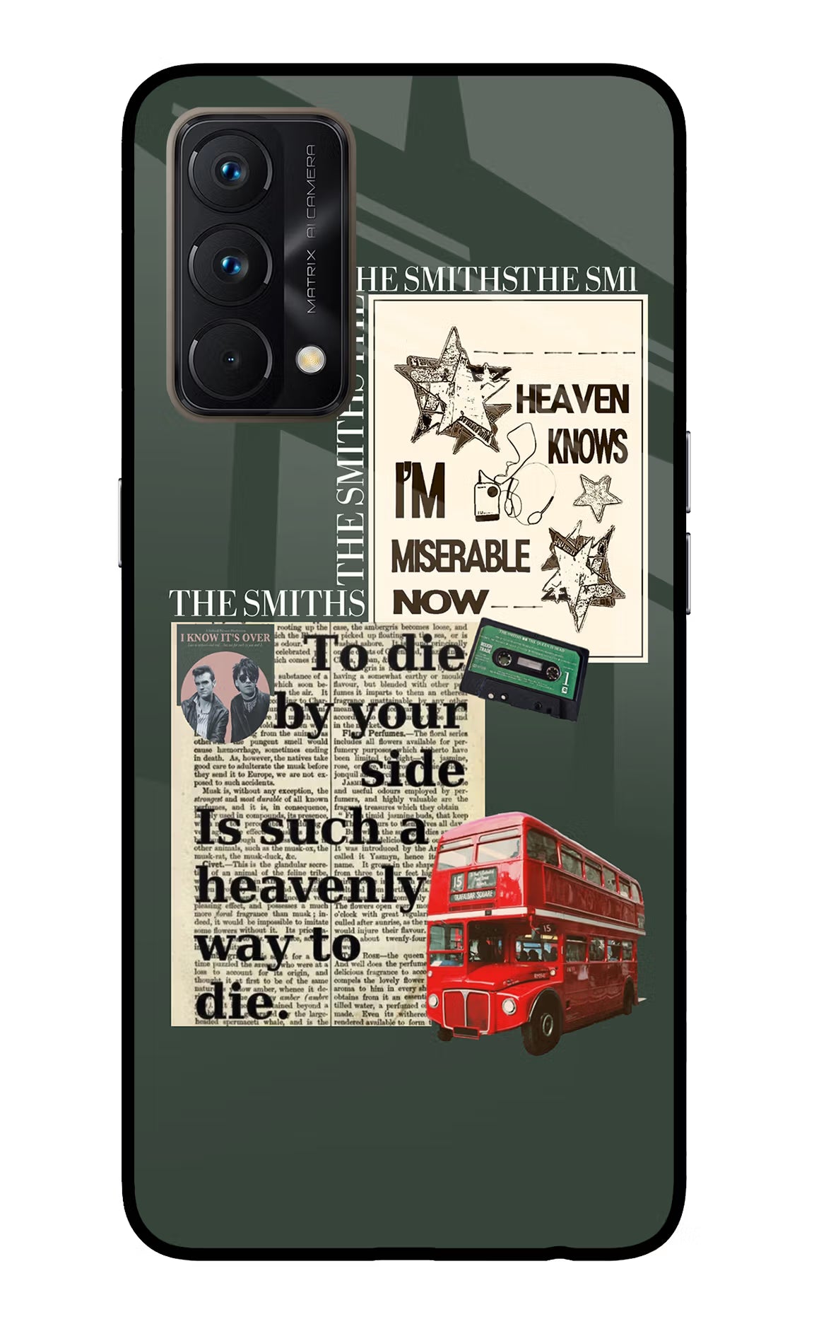 The Smiths Realme GT Master Edition Glass Case Back Cover by Casekaro