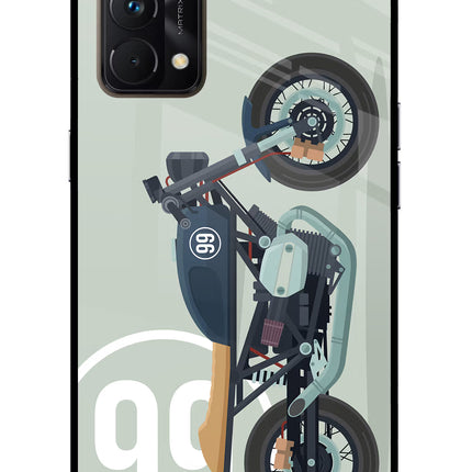 Classic Cafe Racer 99 Realme GT Master Edition Glass Case