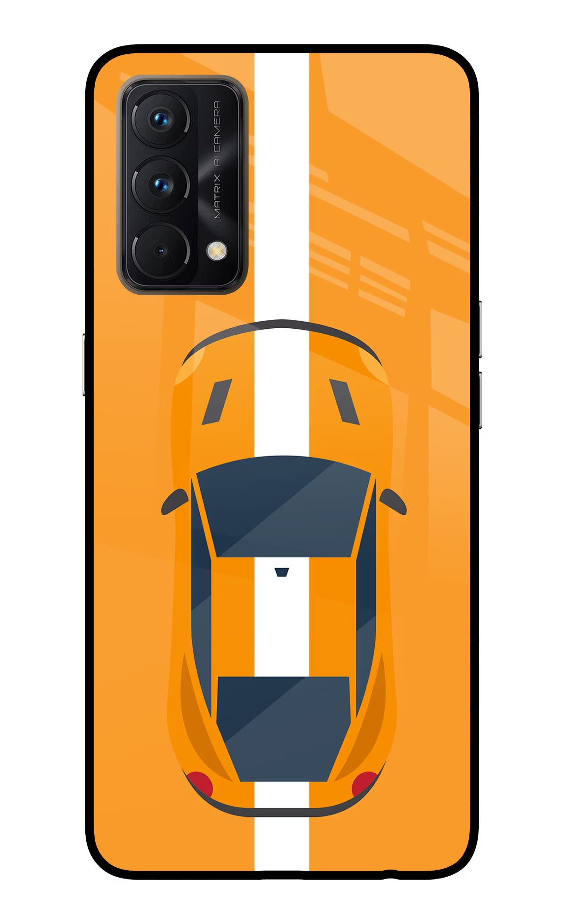 Highway Pursuit Realme GT Master Edition Glass Case Back Cover by Casekaro