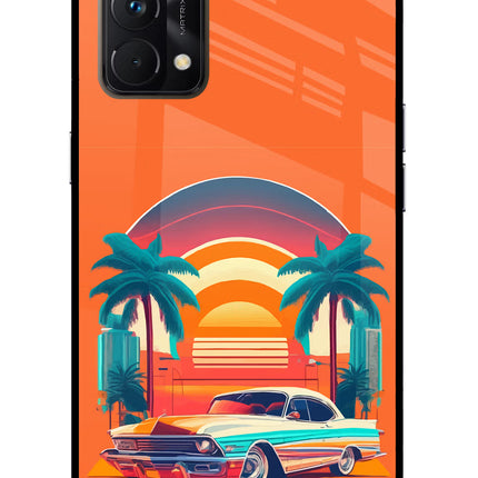 Palm Drive 80s Realme GT Master Edition Glass Case