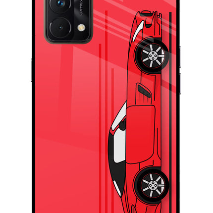 Red Velocity Realme GT Master Edition Glass Case