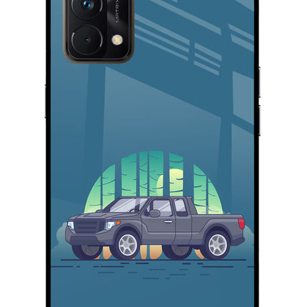 Retro Garage Vibe Realme GT Master Edition Glass Case