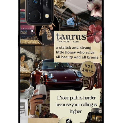 Taurus Zodiac Realme GT Master Edition Glass Case