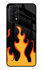 Fired Up – Black Realme GT Master Edition Glass Case