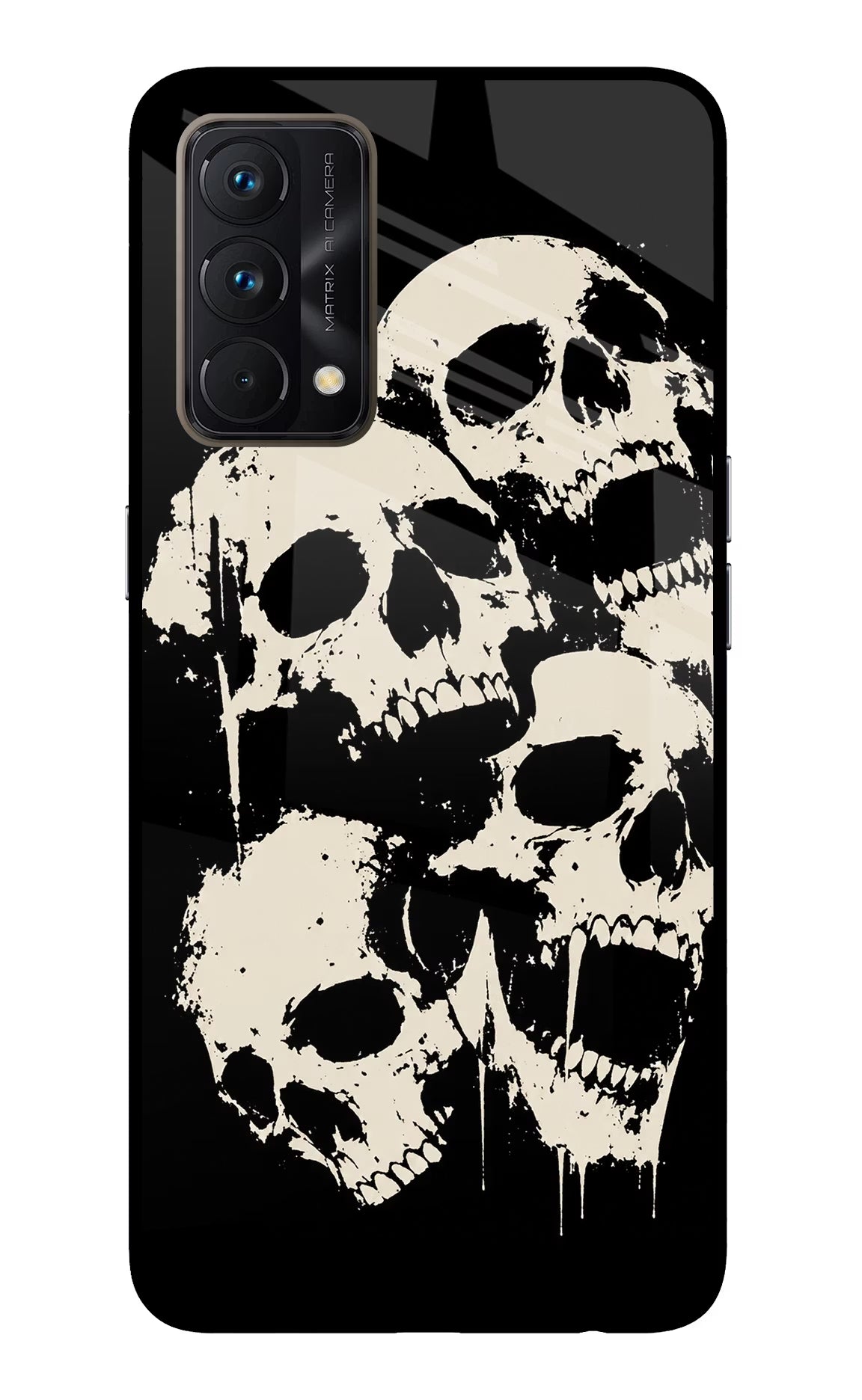 Dead Stack Realme GT Master Edition Glass Case Back Cover by Casekaro