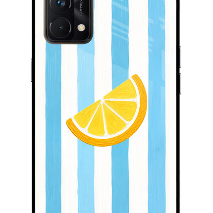 Summer Lemon Realme GT Master Edition Glass Case