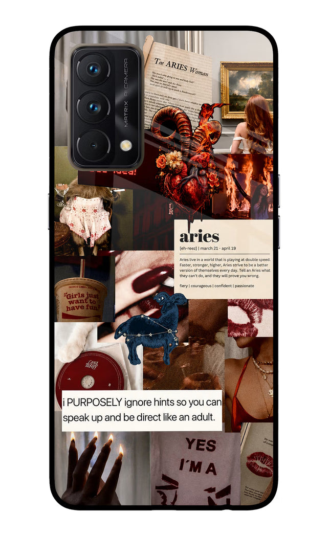 Zodiac Aries Realme GT Master Edition Glass Case