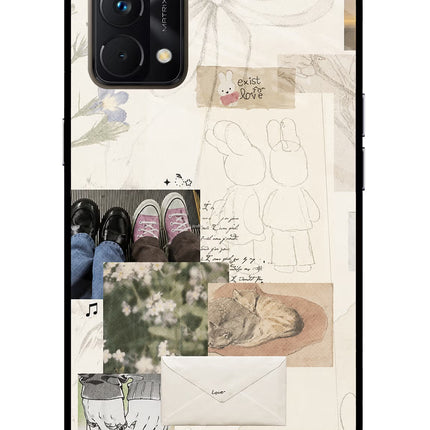 Soft Aesthetic Realme GT Master Edition Glass Case