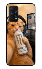 Gamer Cat Energy Realme GT Master Edition Glass Case