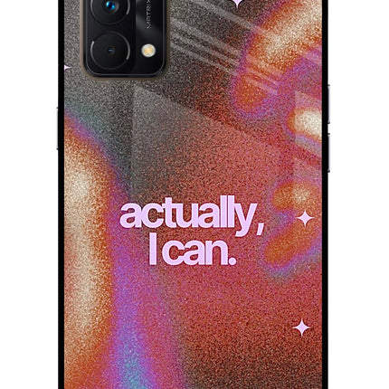 Pink Aura Realme GT Master Edition Glass Case Back Cover by Casekaro