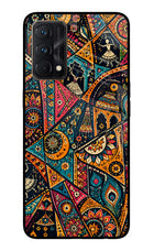 Folk Print Realme GT Master Edition Glass Case