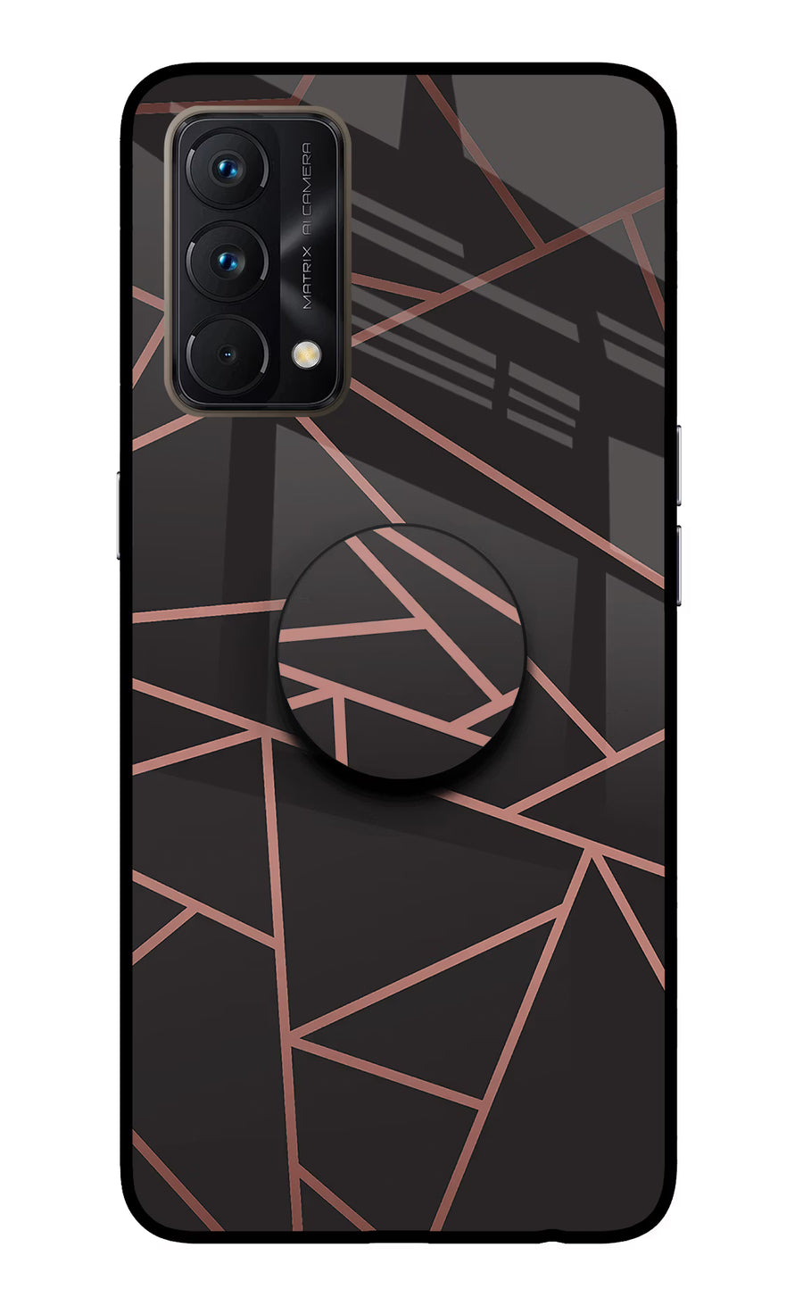 Geometric Pattern Realme GT Master Edition Pop Case, Glass case