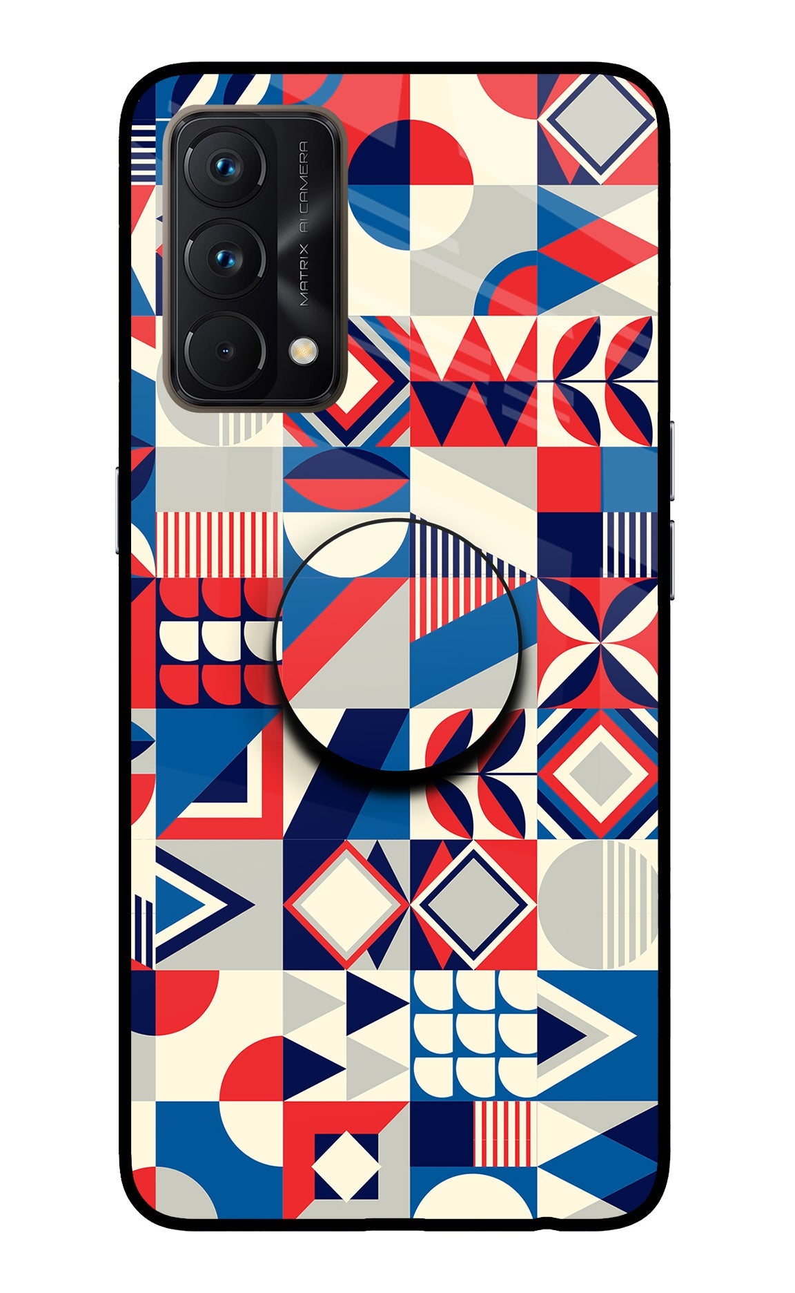 Colorful Pattern Realme GT Master Edition Glass Case