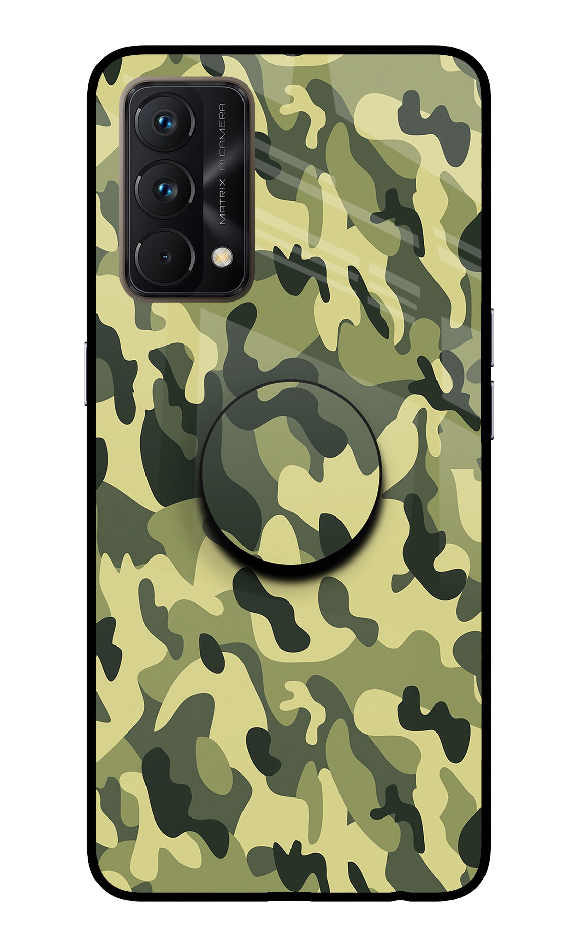 Camouflage Realme GT Master Edition Glass Case