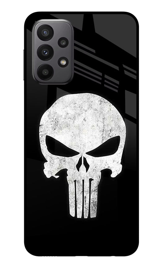 Punisher Skull Samsung A23 Glass Case