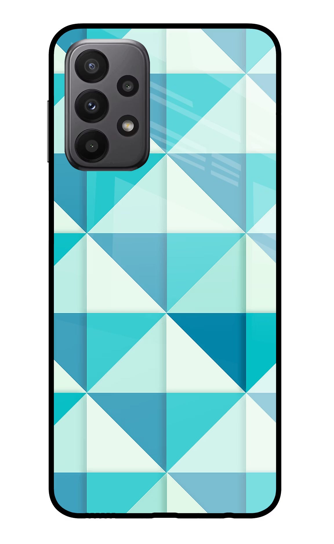 Abstract Samsung A23 Glass Case