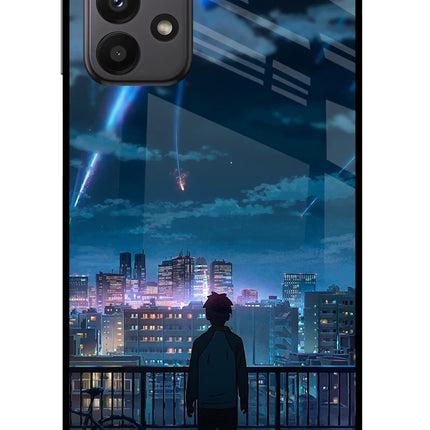 Anime Samsung A23 Glass Case Back Cover by Casekaro
