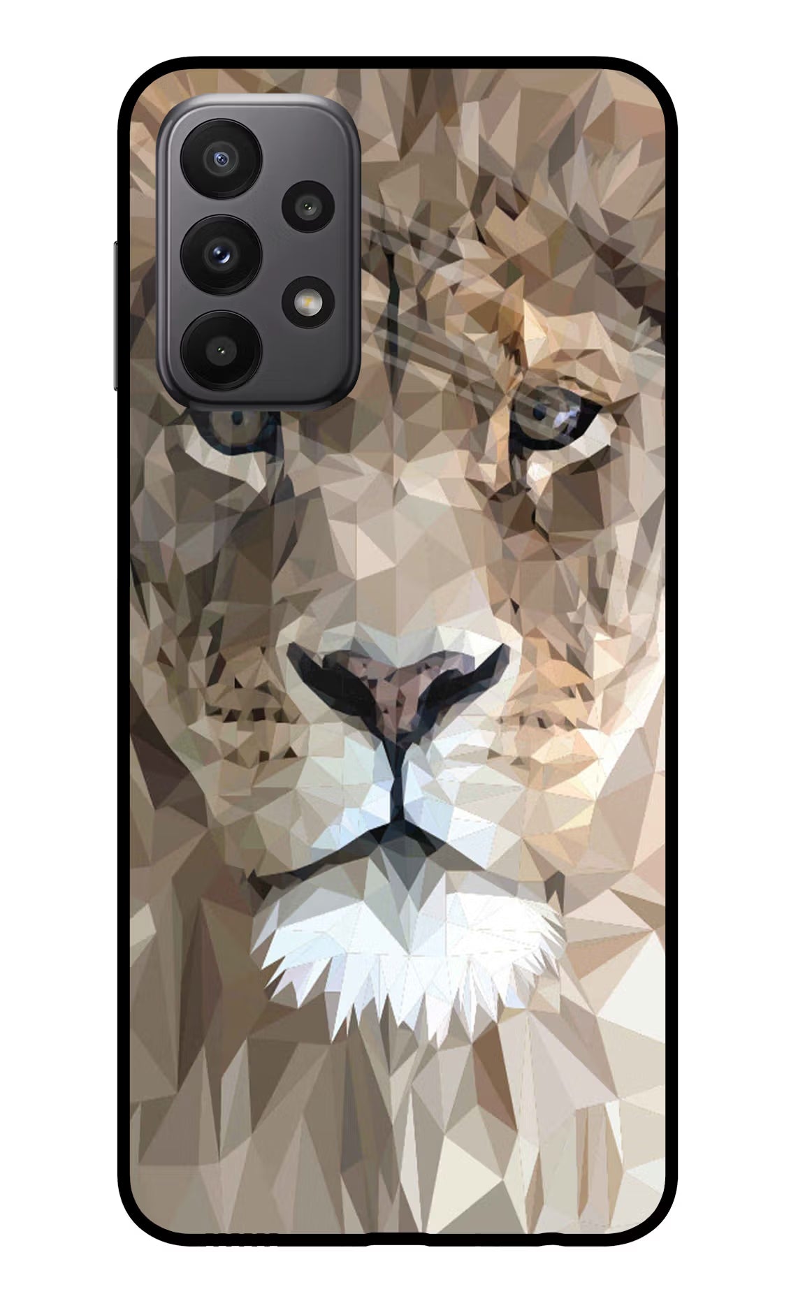 Lion Art Samsung A23 Glass Case
