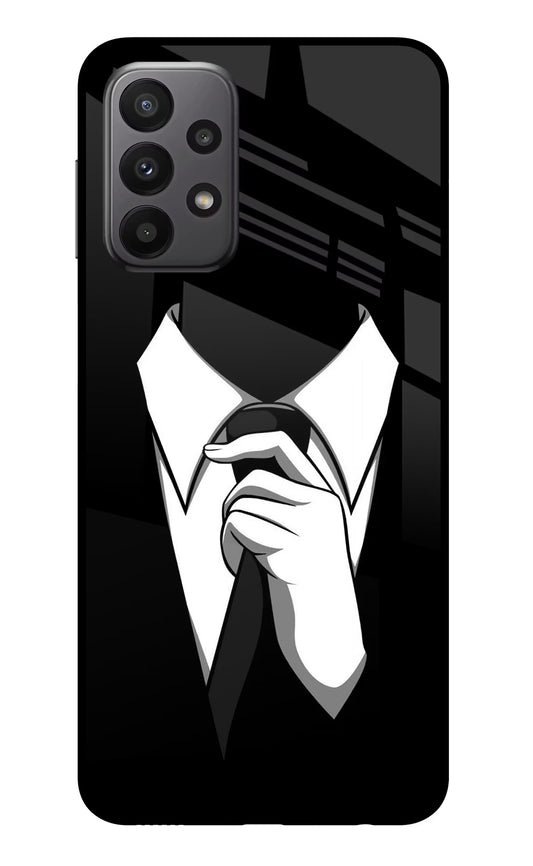 Black Tie Samsung A23 Glass Case