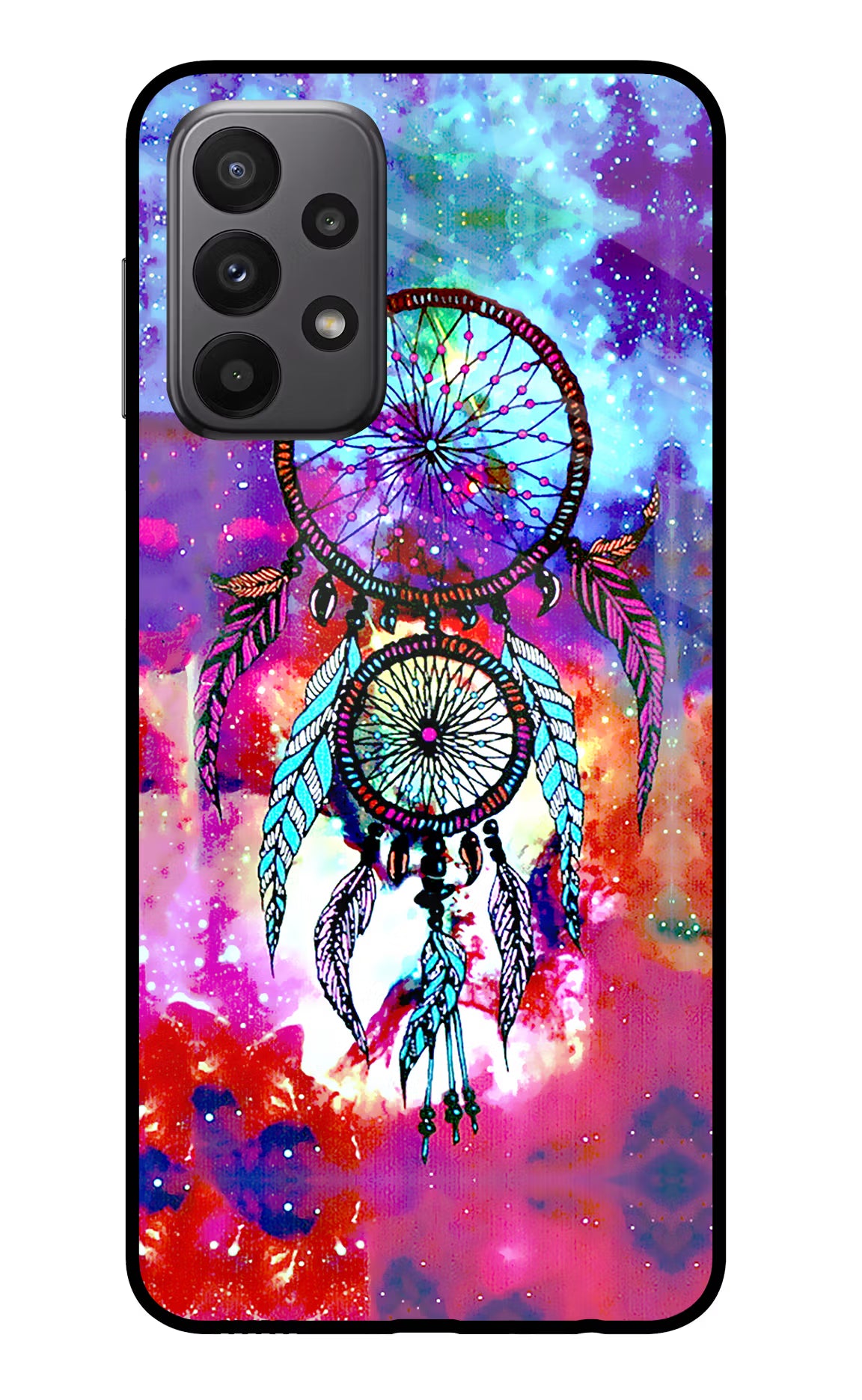 Dream Catcher Abstract Samsung A23 Glass Case Back Cover by Casekaro