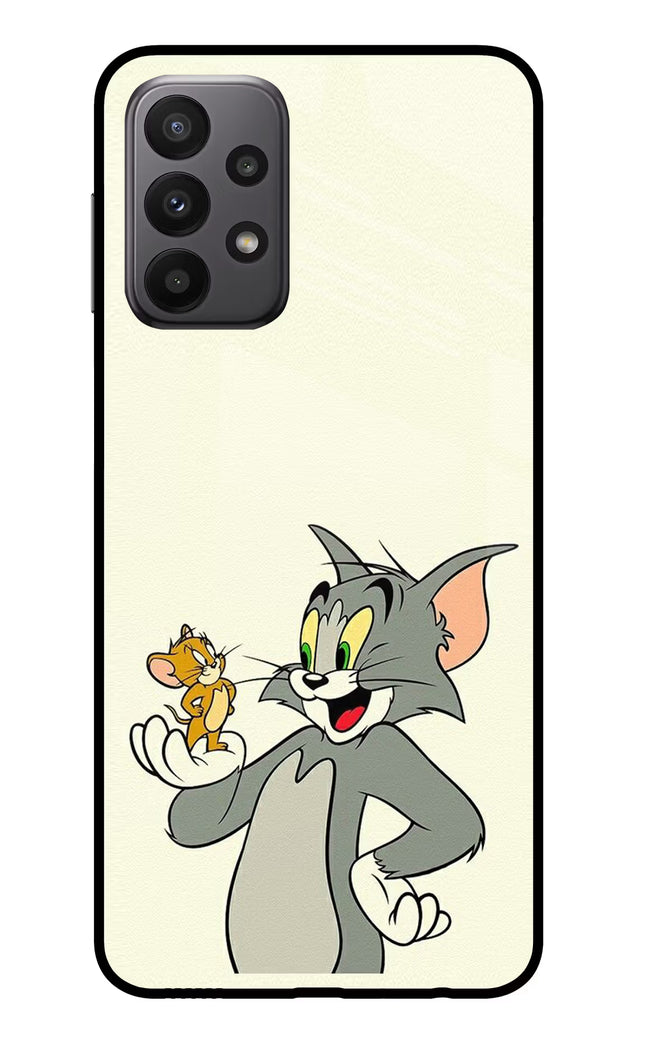 Tom & Jerry Samsung A23 Glass Case