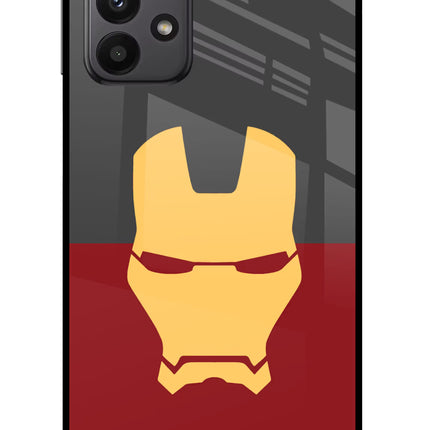 Ironman Samsung A23 Glass Case Back Cover by Casekaro