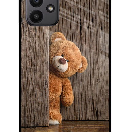 Teddy Wooden Samsung A23 Glass Case