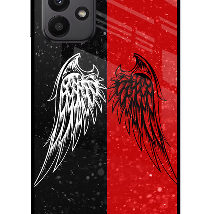 Wings Samsung A23 Glass Case