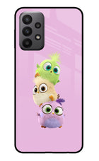 Cute Little Birds Samsung A23 Glass Case