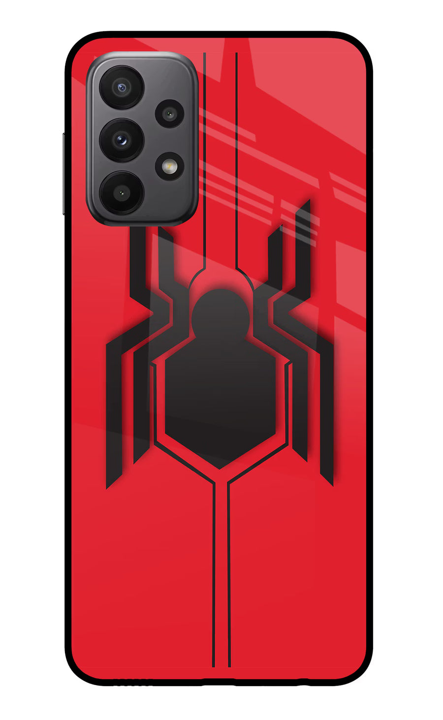 Spider Samsung A23 Back Cover, Glass case