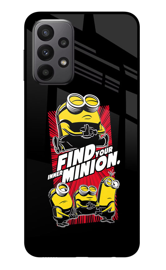 Find your inner Minion Samsung A23 Glass Case