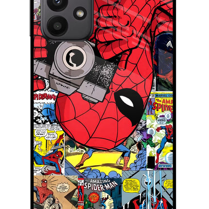 Spider Man Samsung A23 Glass Case