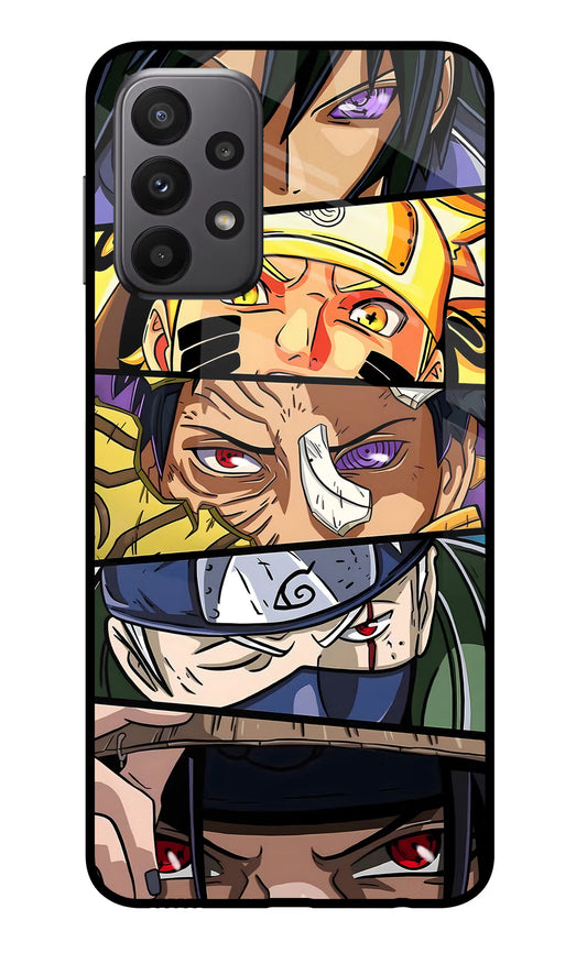 Naruto Character Samsung A23 Glass Case