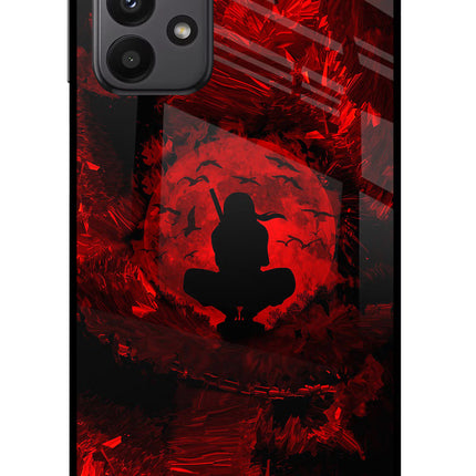 Itachi Uchiha Samsung A23 Glass Case Back Cover by Casekaro