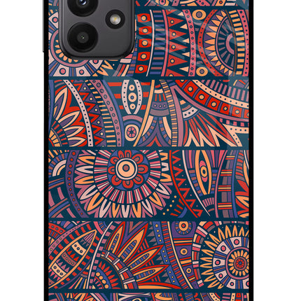 African Culture Design Samsung A23 Glass Case