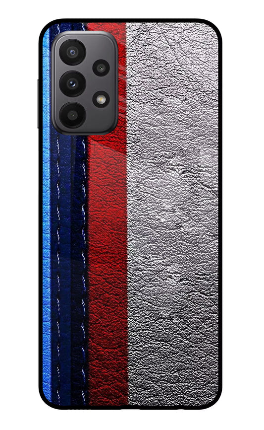 BMW Stripes Samsung A23 Glass Case