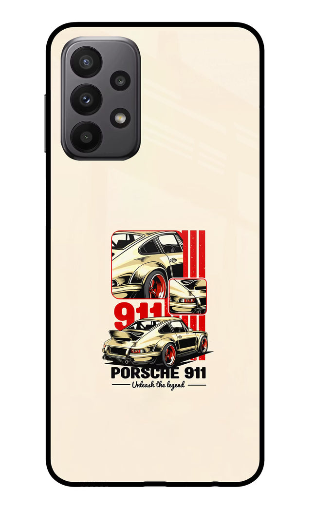 Classic Porsche 911 Samsung A23 Glass Case