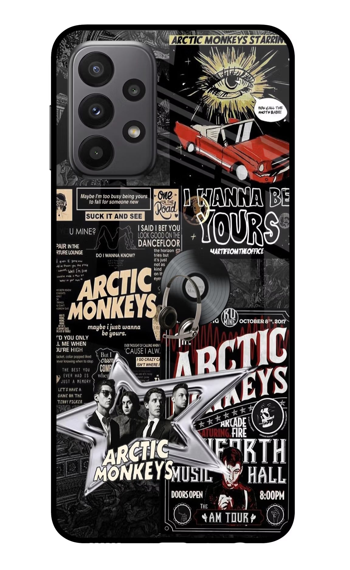 Arctic Monkeys Samsung A23 Glass Case