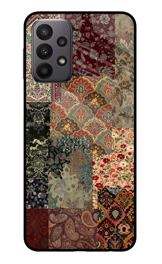 Desi Print Samsung A23 Glass Case
