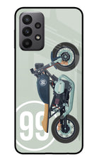 Classic Cafe Racer 99 Samsung A23 Glass Case