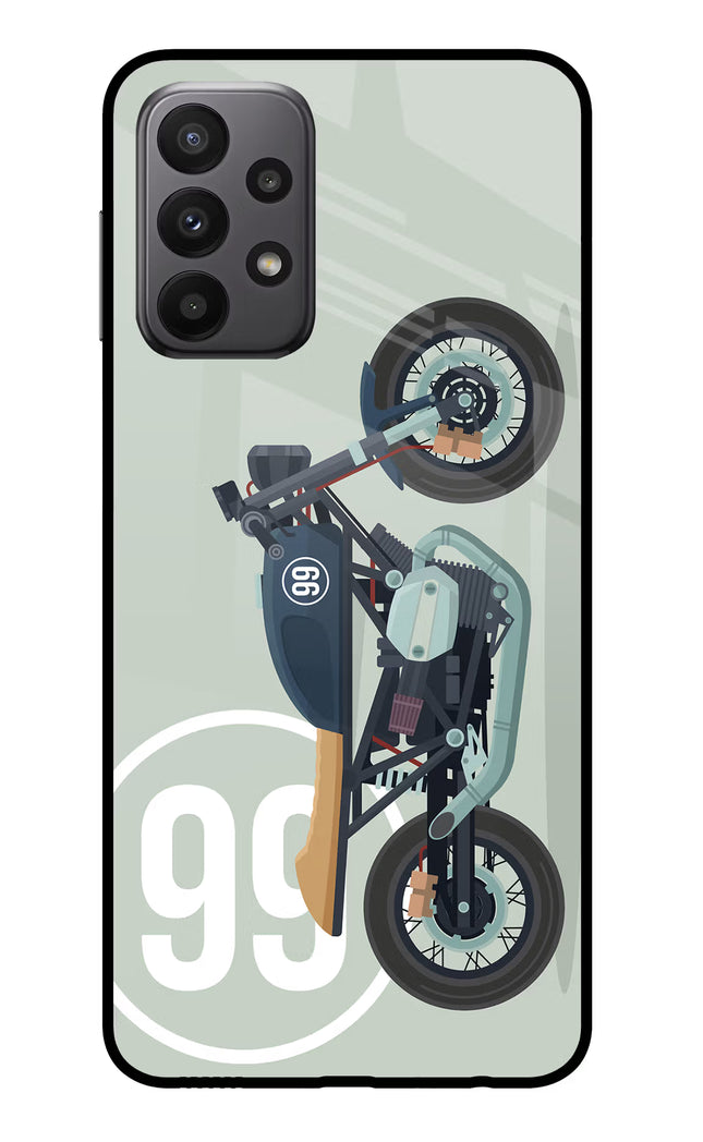 Classic Cafe Racer 99 Samsung A23 Glass Case