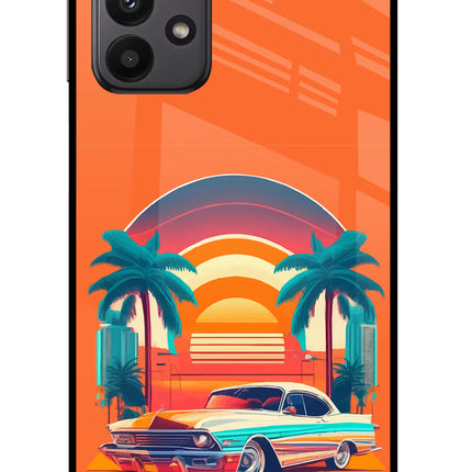 Palm Drive 80s Samsung A23 Glass Case