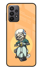 Undead Biker Samsung A23 Glass Case